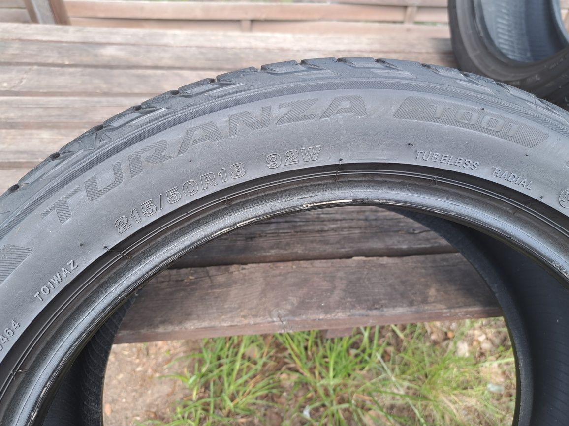 Opony Bridgestone letnie 215 50 r18 2sztuki