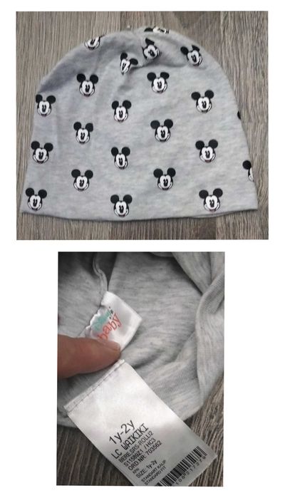 Демисезонные  фирменные шапочки для детей  (от 1 года до 2,5 лет)