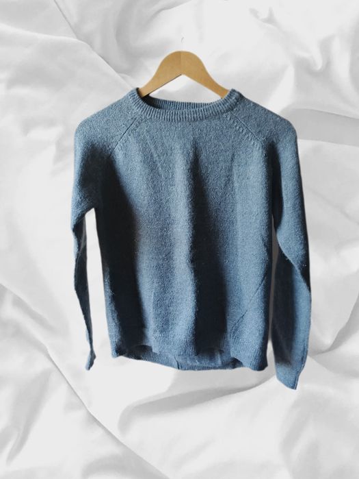 Miękki sweter z domieszką moheru i wełny