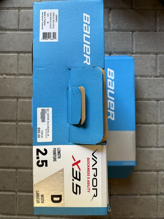 Łyżwy hokejowe Bauer Vapor X3.5 rozmiar 2.5