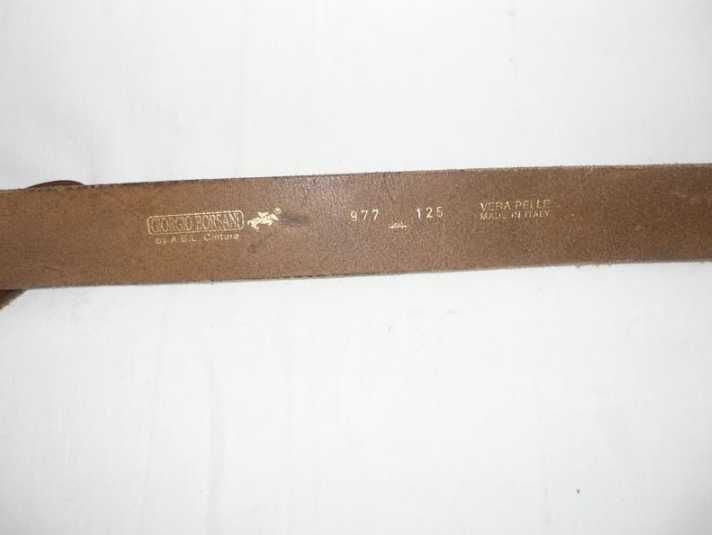 Італія чоловічий шкіряний ремінь Giorgio Borsani Vera Pelle р. 125