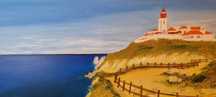 Pintura Farol - óleo sobre tela
