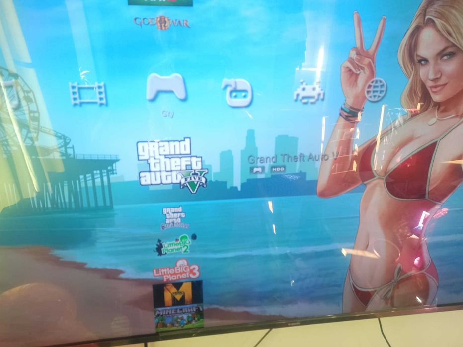 Konsola PS3 Slim CECH-2504B HEN 320GB + oryginalny niebieski pad