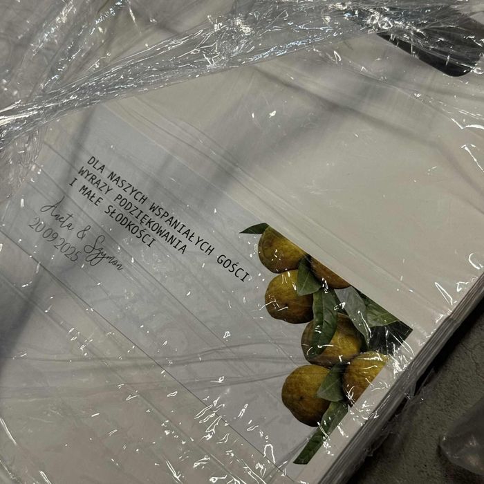 Opakowaie plastikowe na żywność