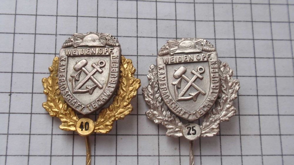 Знаки ветеранское общество, технические войска Германия