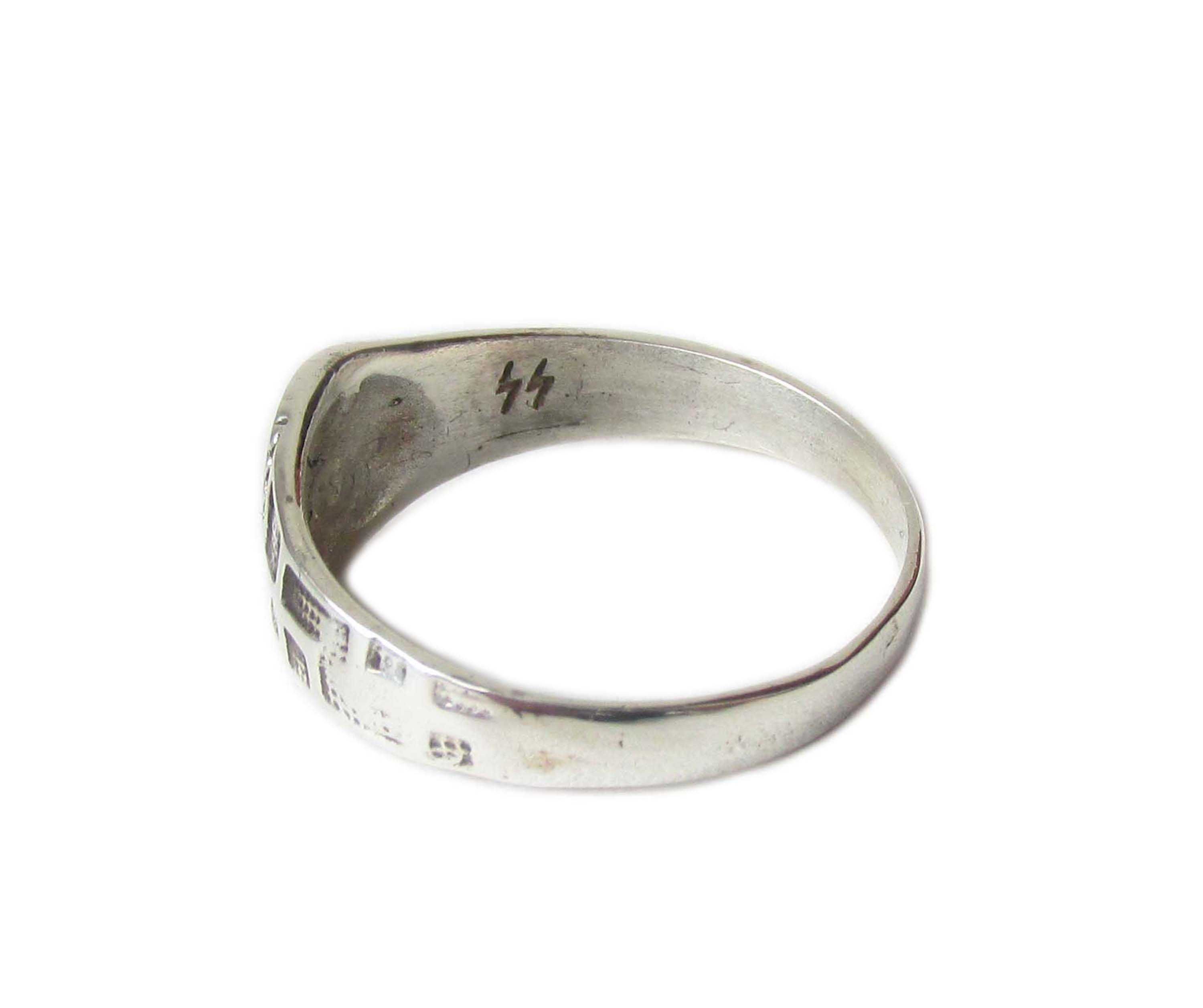 Кольцо сиг руны Sig Rune СС (SS) Sol Соулу Sowulo.