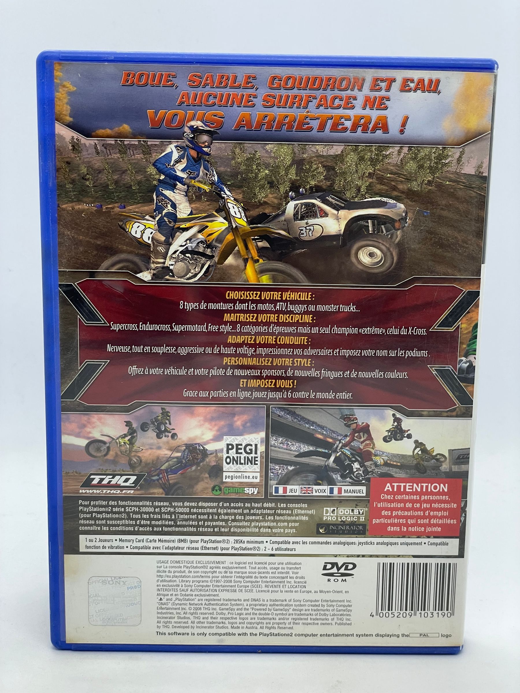 MX vs. ATV Untamed PS2 (FR)