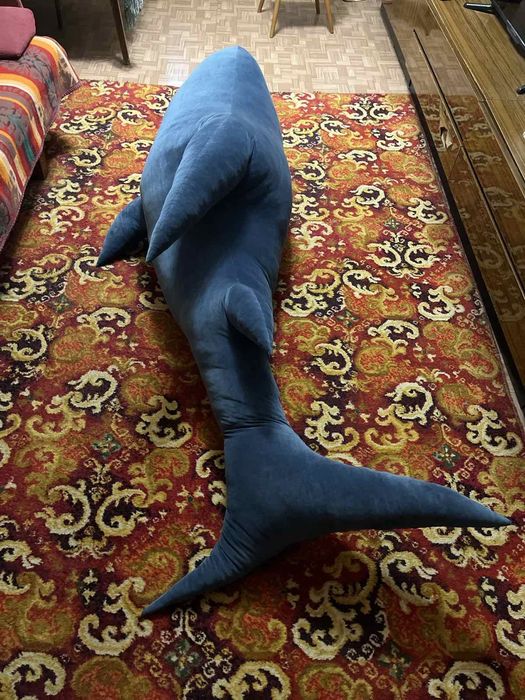 Мягкая игрушка-подушка акула 2м  IKEA