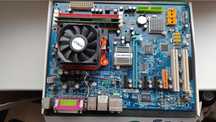Płyta główna, AMD Sempron 2800+, 1GB ram