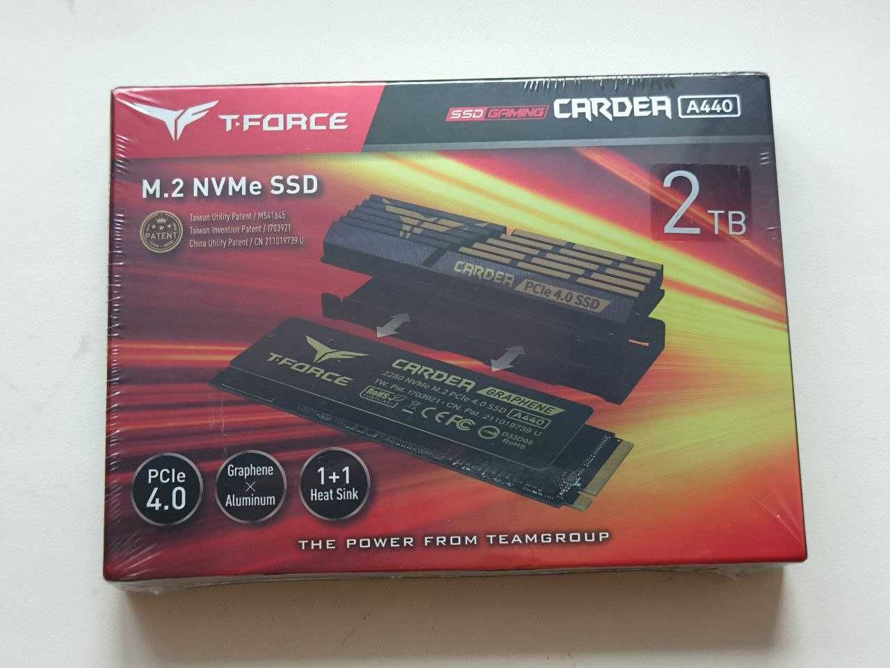 TEAM T-Force Cardea A440 2TB Phison E18, 96L Micron TLC, кэш DDR4