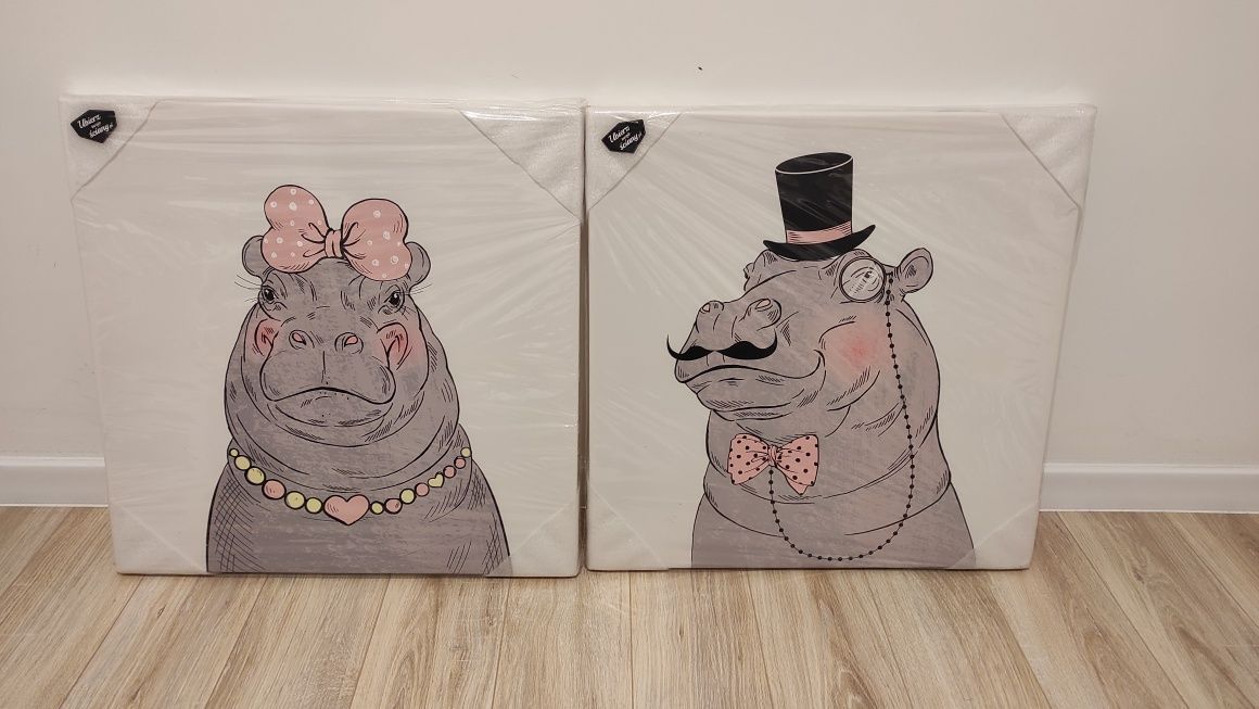 Obrazy Hipopotamy Ślubne Prezent Ślub