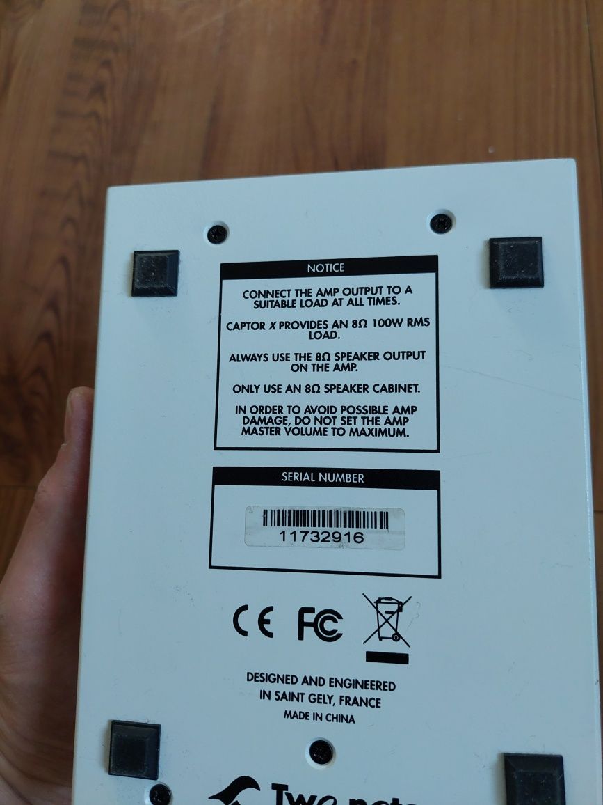 Two notes torpedo captor 8ohm atenuator