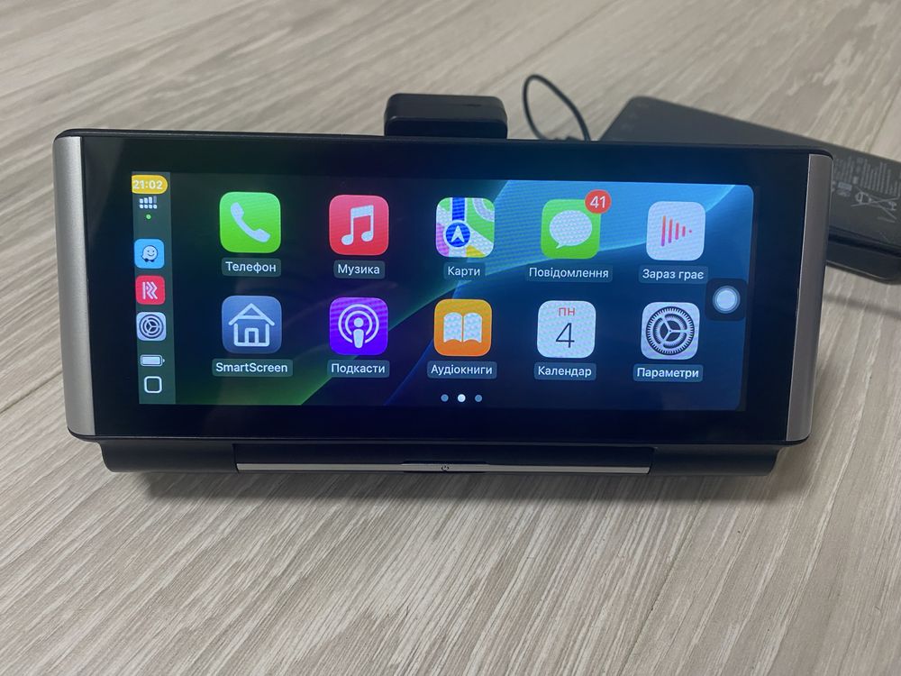 Автомобільний дисплей CAMECHO 7” з відеореєстратором Carplay/Android