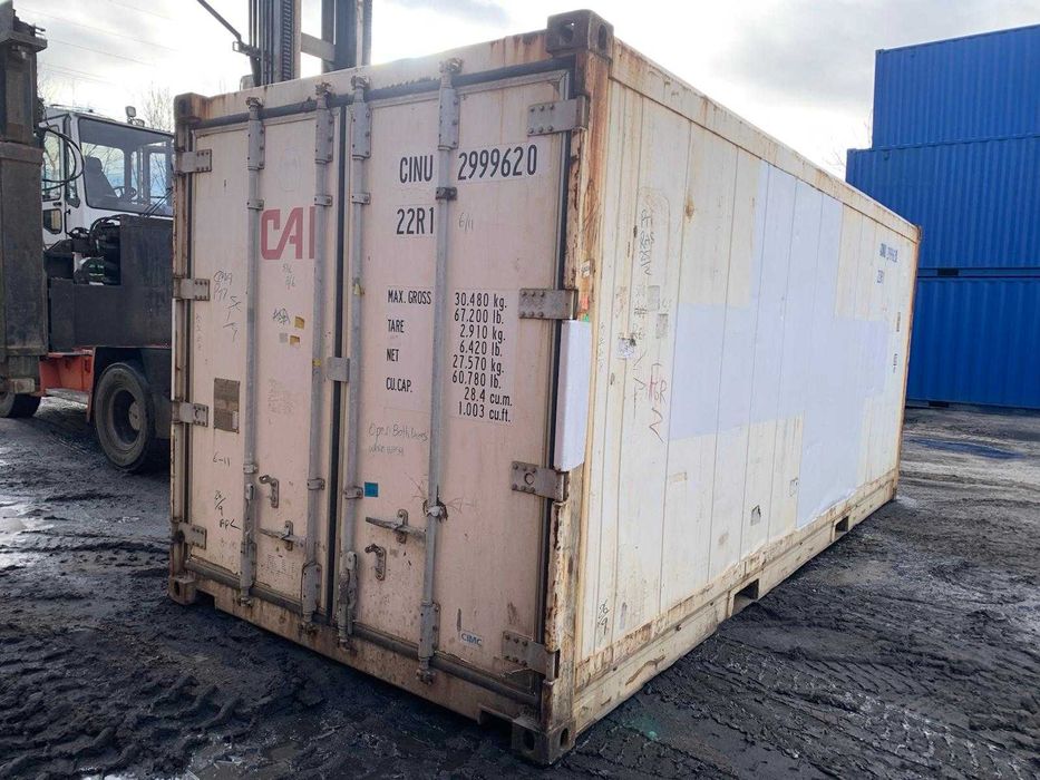 Kontener morski chłodniczy mroźniczy 20RF reefer używany 2010 do 2012