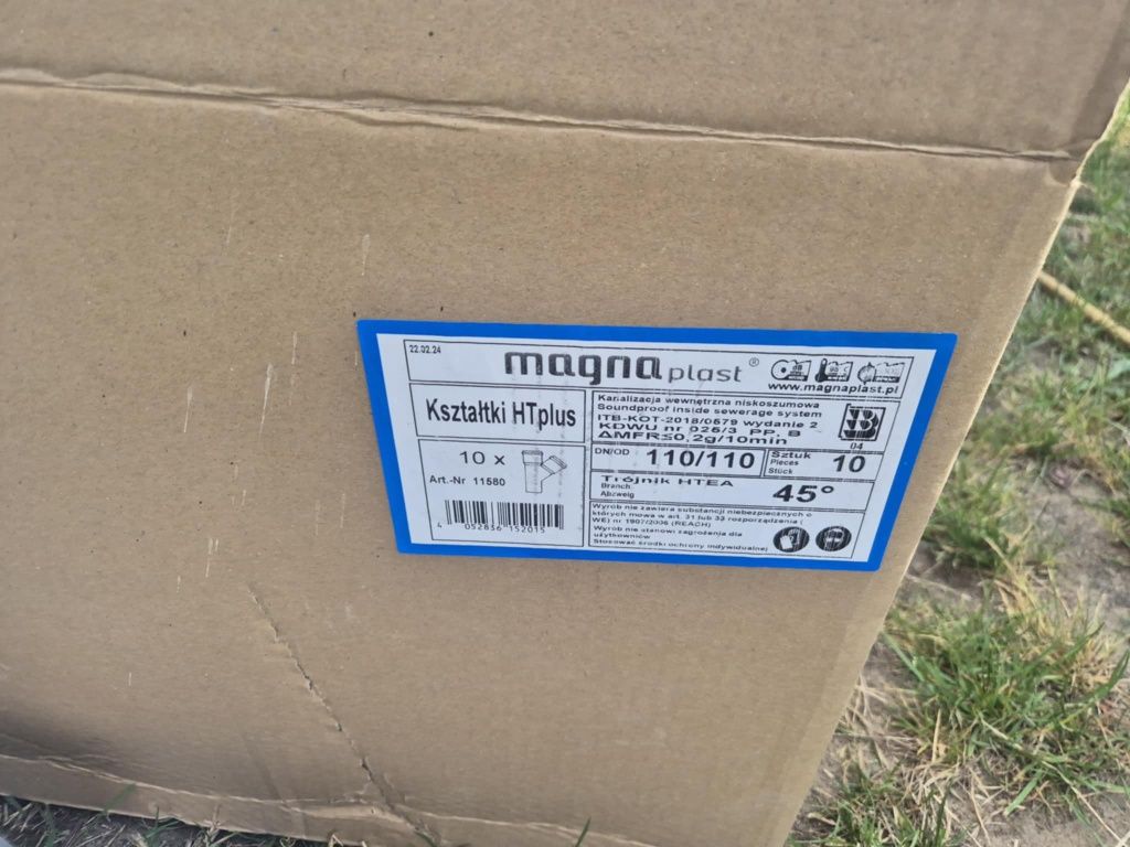 Kształtki kanalizacyjne Magnaplast