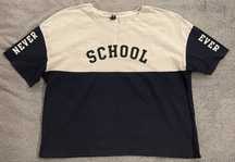 T-shirt z napisem