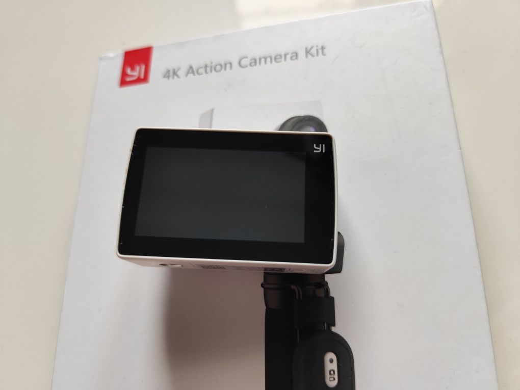 Zestaw 2x Kamera sportowa YI 4K, Gimbal Xiaomi YI+ Dodatki, Nie GoPro
