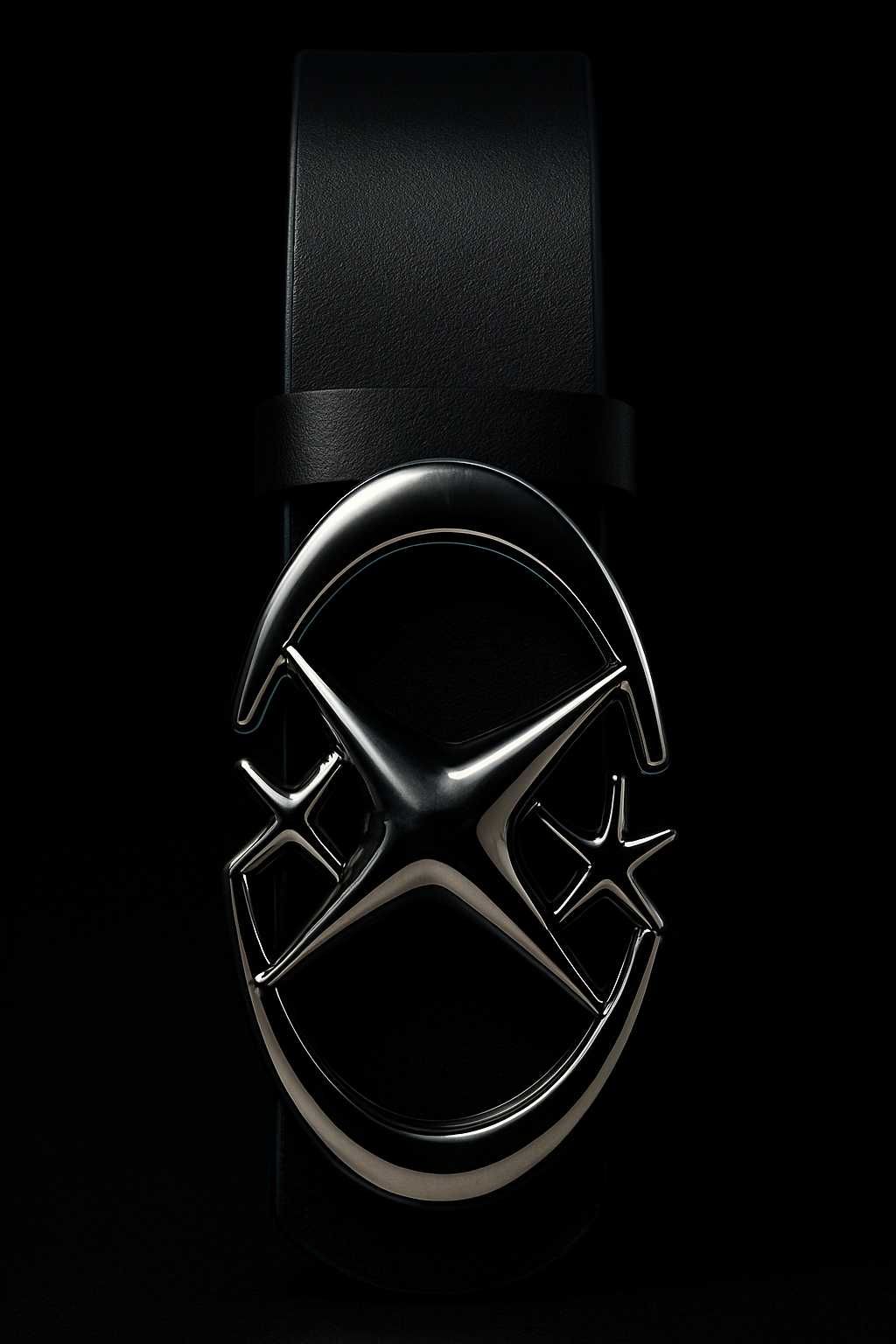 Pasek Opium Core z artystyczną klamrą  | Edgy & femme