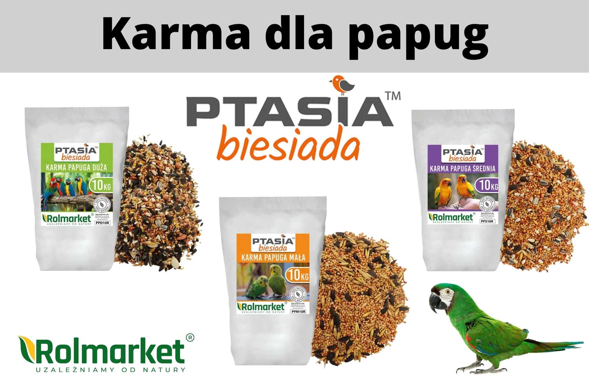 Karma Ziarna Dla Papug Papużek Ptaków Falistych Małe Średnie Duże MIX