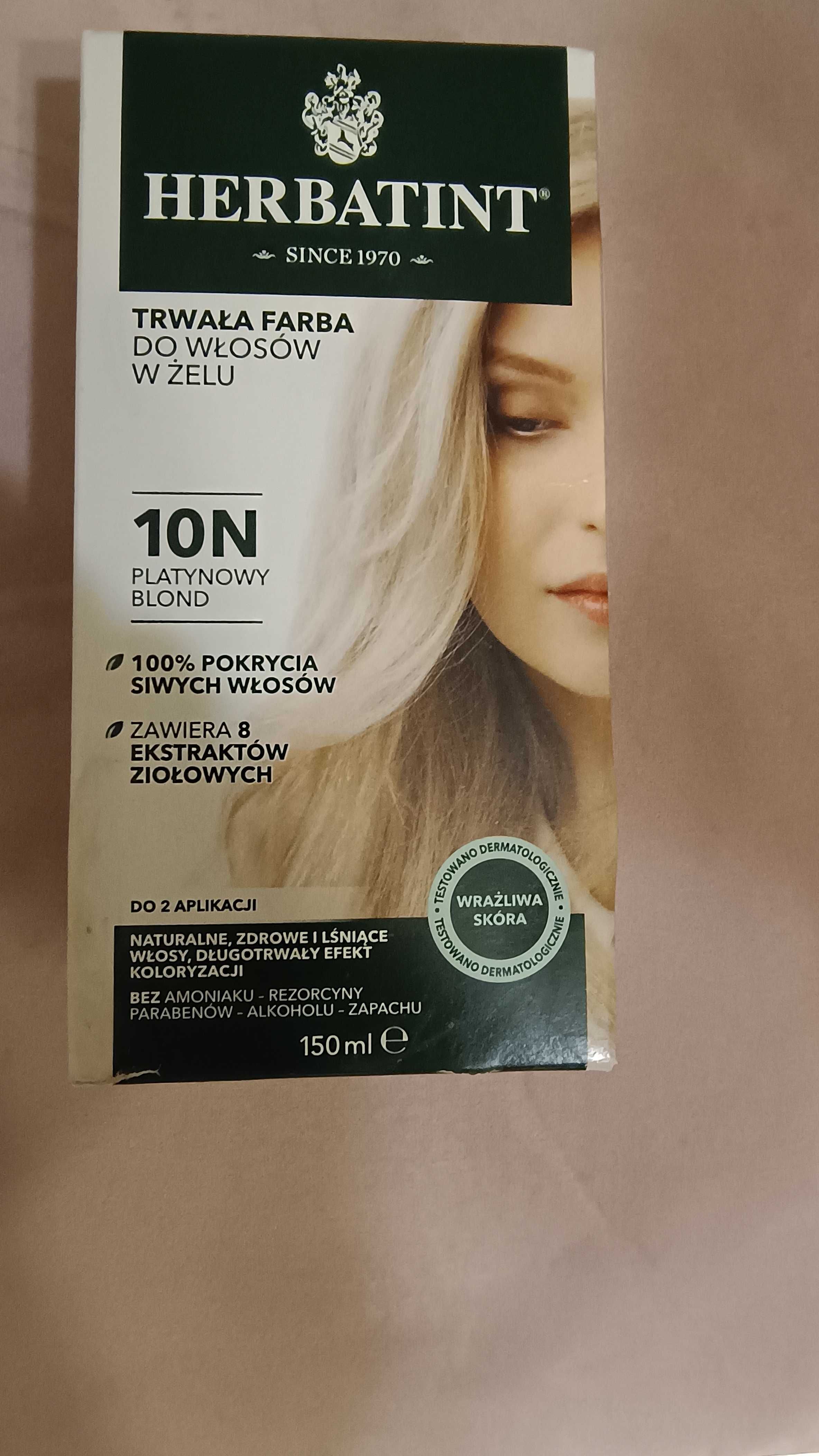 Herbatint farba do włosów 10N platynowy blond