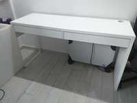Toaletka biurko biała 142x50