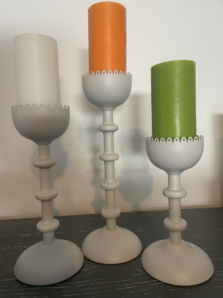 Casticais com velas