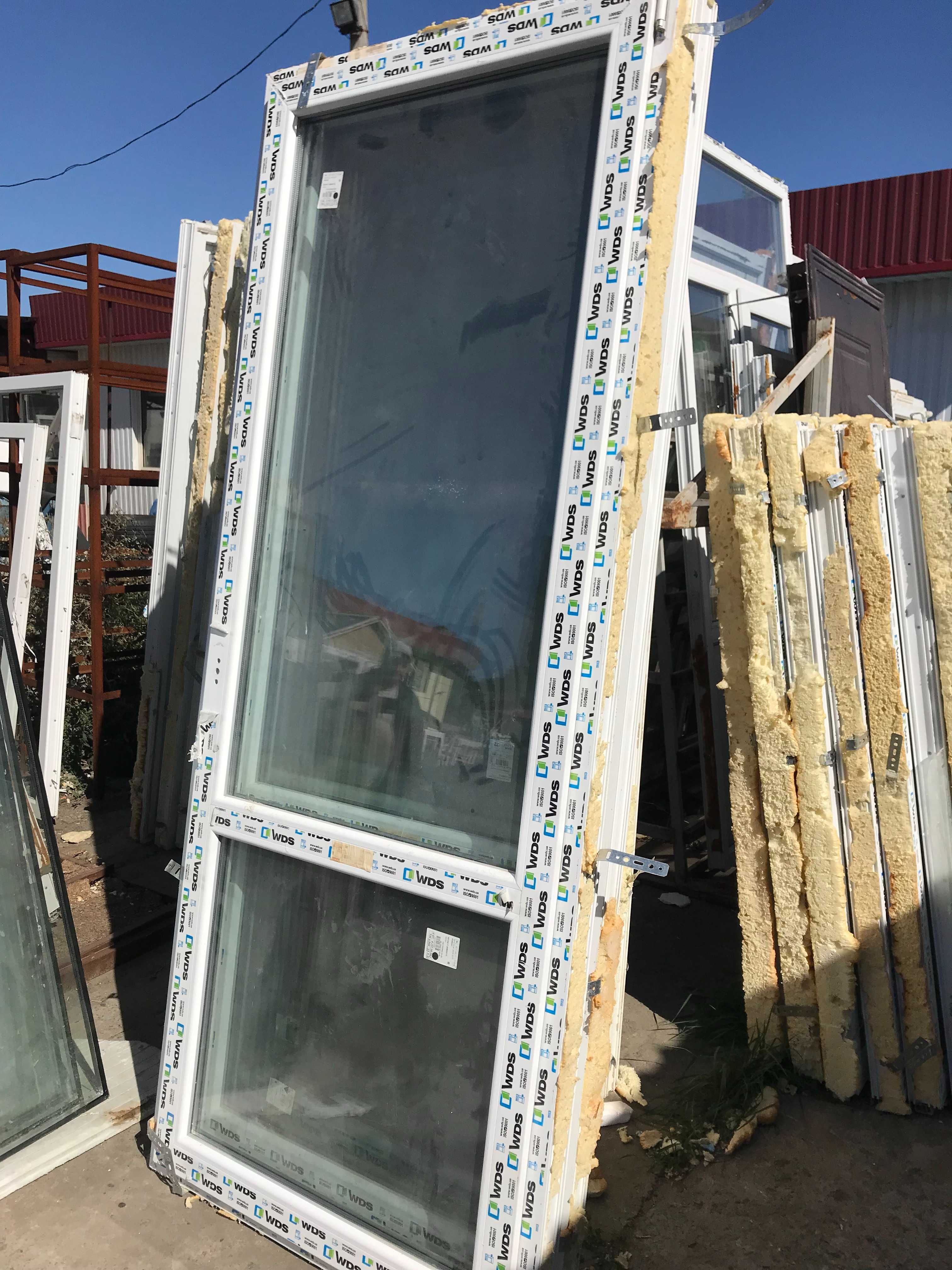 Новые WDS металлопластиковые двери 25 штук 2250*920 3стекла 7камерные
