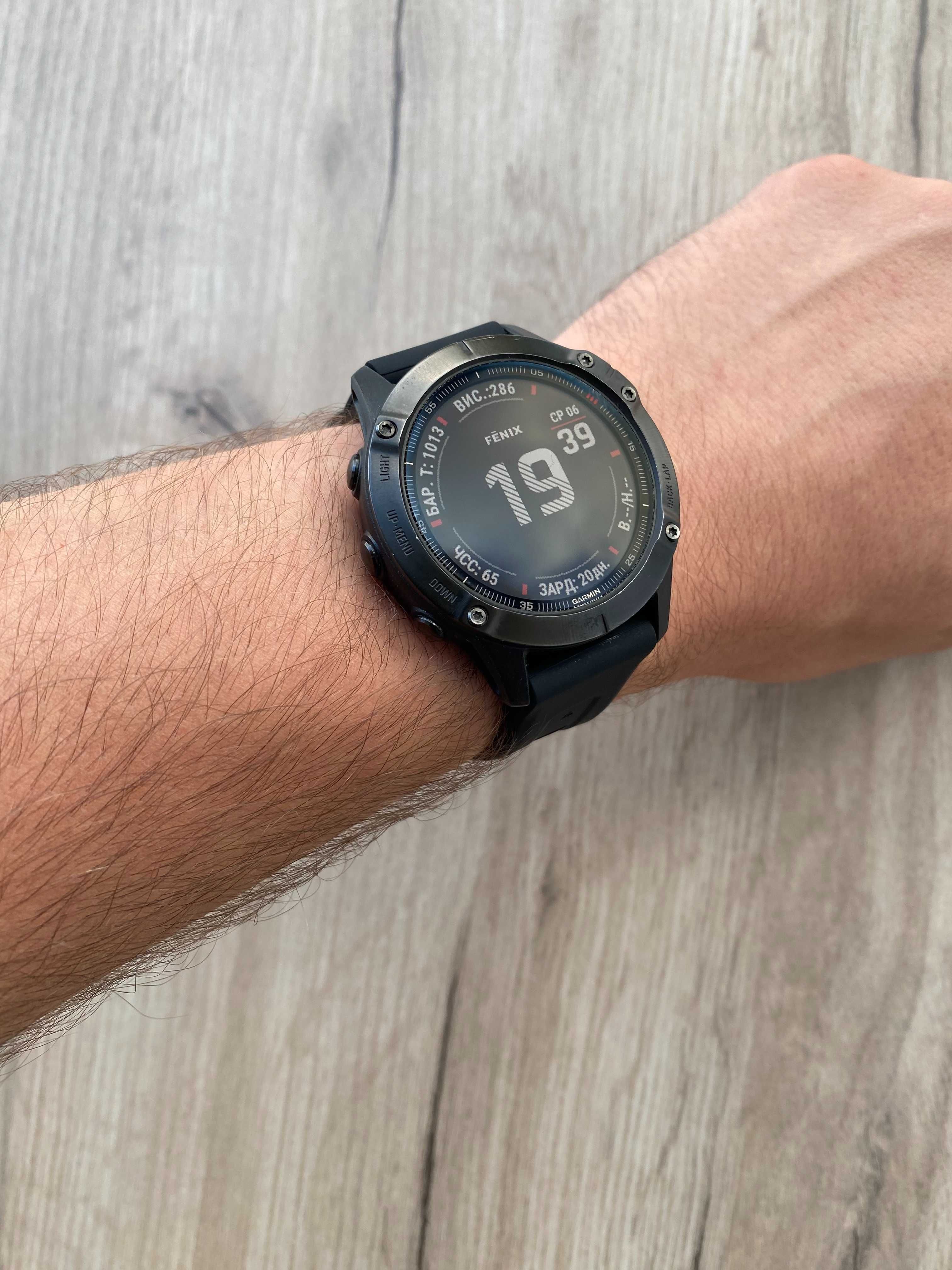 Garmin Fenix 6 Pro | Майже ідеальний зовнішній стан | GPS, NFC, Карти