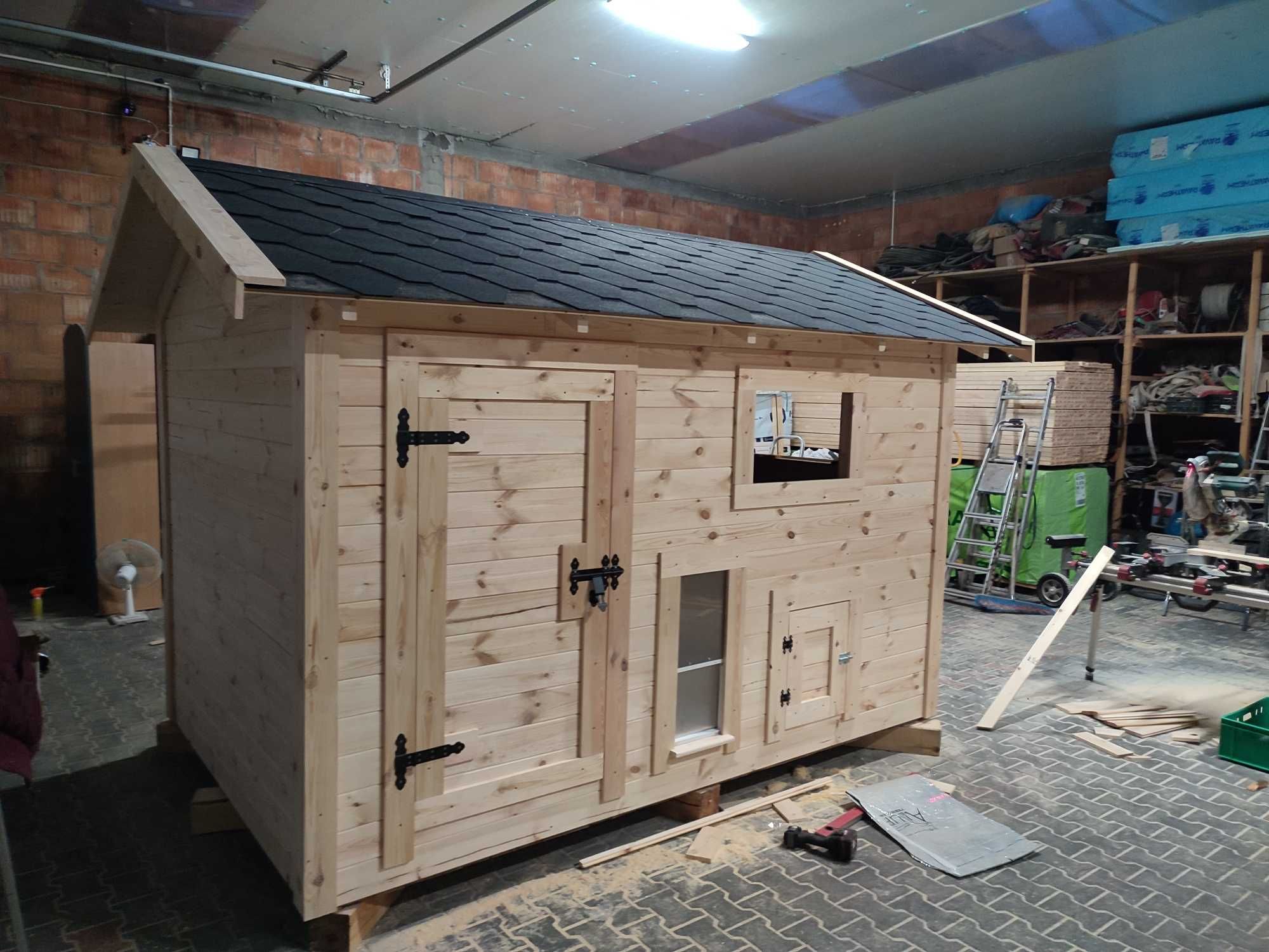 OCIEPLONY kurnik dla KUR, kaczek, 200x300x210 Producent WoodStuff