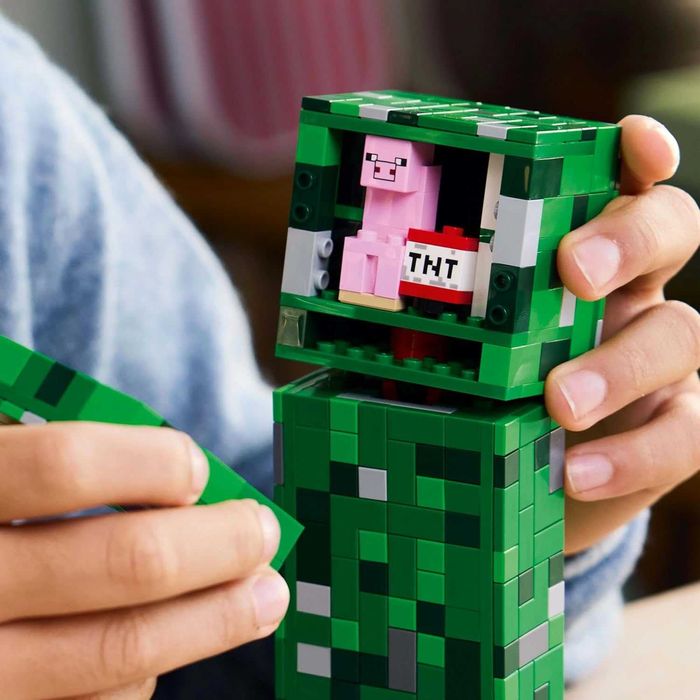 LEGO 21276 Minecraft Creeper, zabawka konstrukcyjna