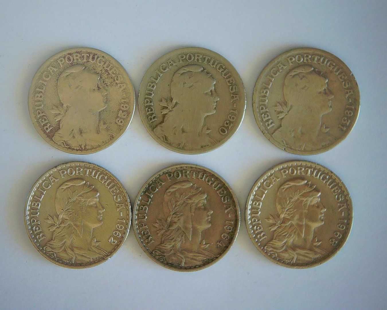 Moedas 1 escudo alpaca