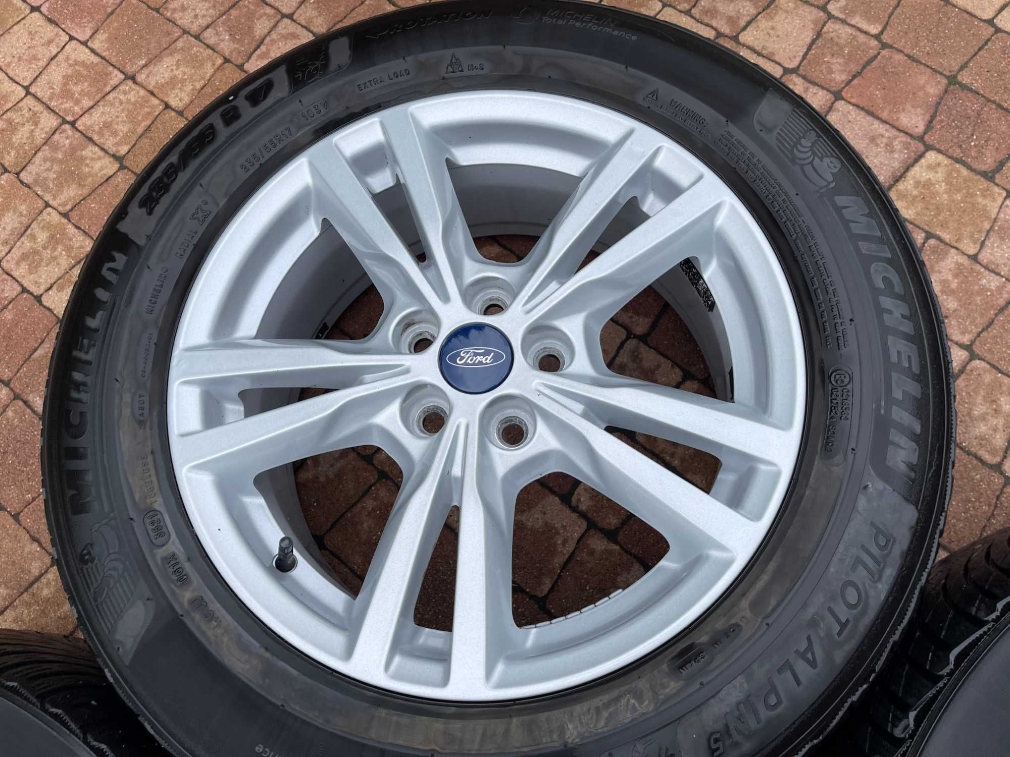3582. Alufelgi 17" oryginalne Ford Galaxy S-max Kuga 7.5J ET55 5x108
