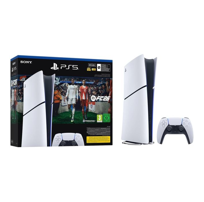 Playstation 5 Digital Bundle EA FC26 (825GB) nova / selada