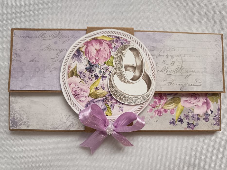 Pudełko, koperta na prezent pieniężny/ślub