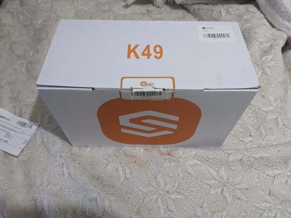 Caixa mini ITX k49 sgpc , branca