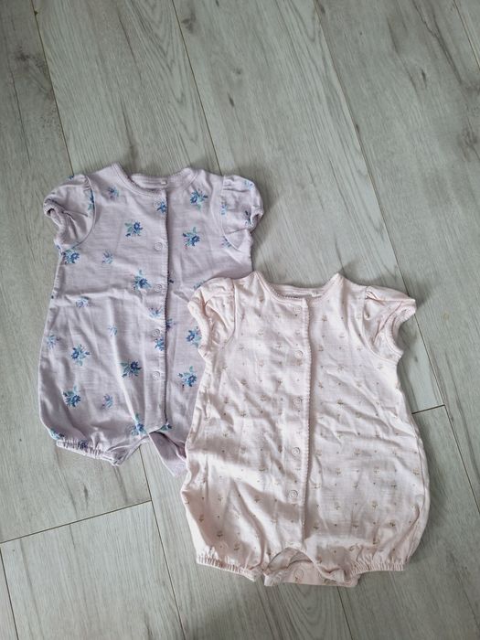 Rampersy body piżamka 62 next dziewczynka