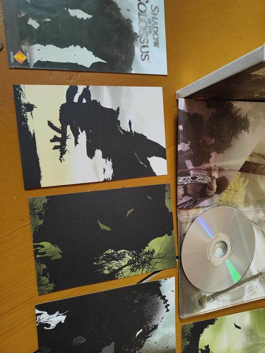 Shadow of the Colossus ps2 gra PlayStation 2 Limitowana edycja kartki