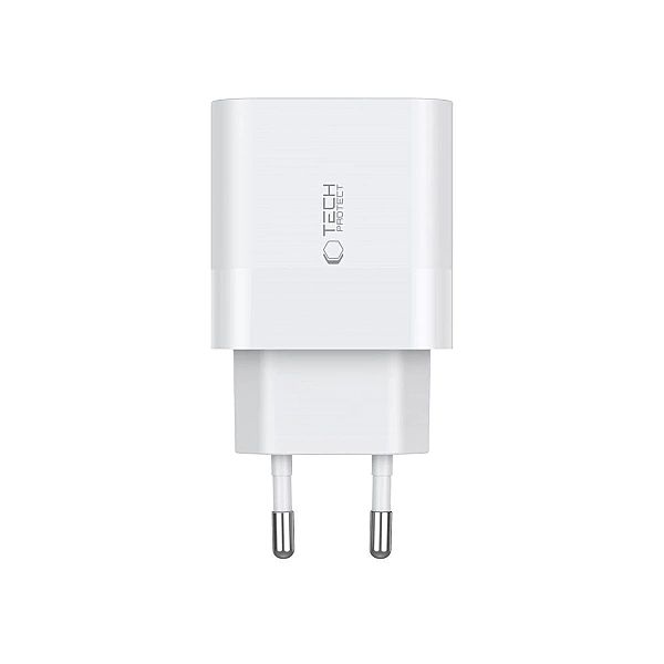 Ładowarka Tech-Protect C20W sieciowa 2x USB-C PD 20W z kablem USB-C /