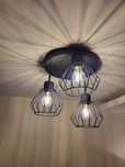 LAMPA WISZĄCA potrójna lampa żyrandol