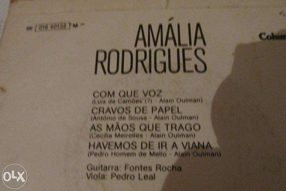 CD de vinil - Amália Rodrigues