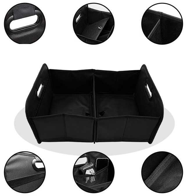 Duży składany organizer do bagażnika auta oxford torba kufer samochod