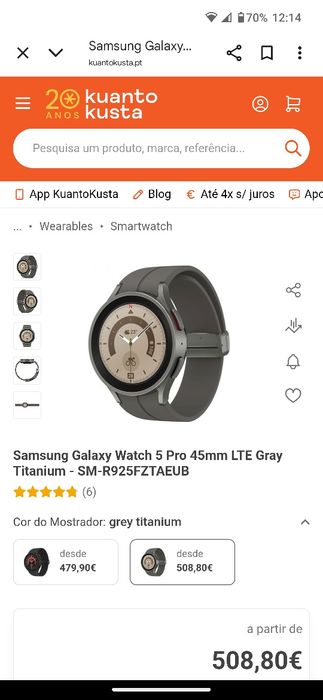 Samsung watch 5 pro LTE