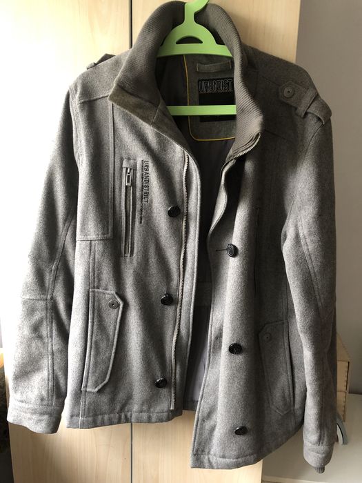 Welniana kurtka plaszcz c&a M L