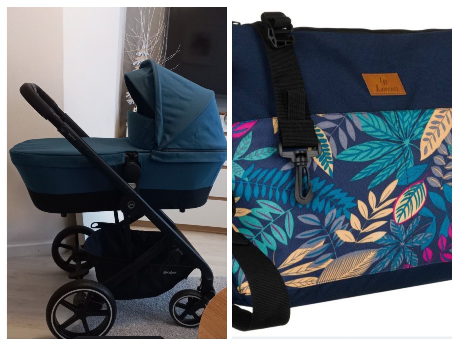 Wózek Cybex Balios S 3w1 + fotelik Cybex Aton Ferrari