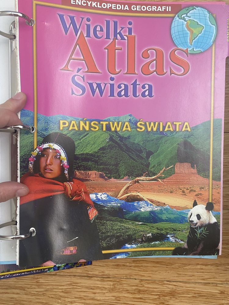 Seria Wielki atlas świata geografii oddam