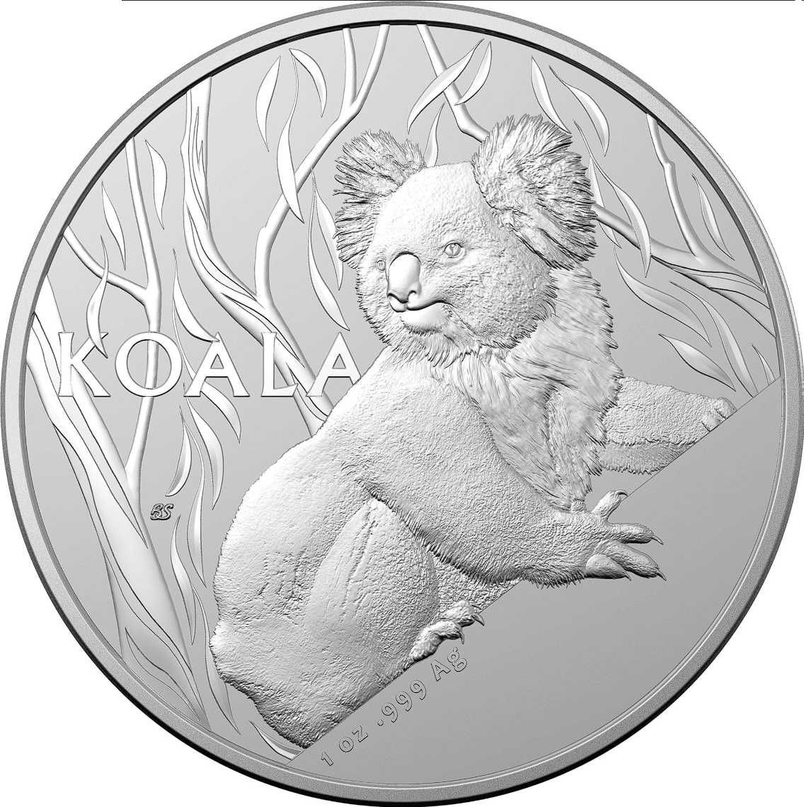 Серебряная монета Коала от Royal Australian Mint, 2024. Первая в серии