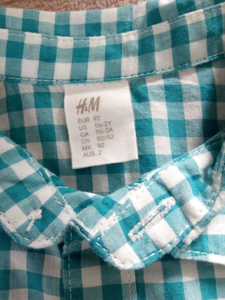 Koszula z krótkim rękawem H&M rozmiar 92