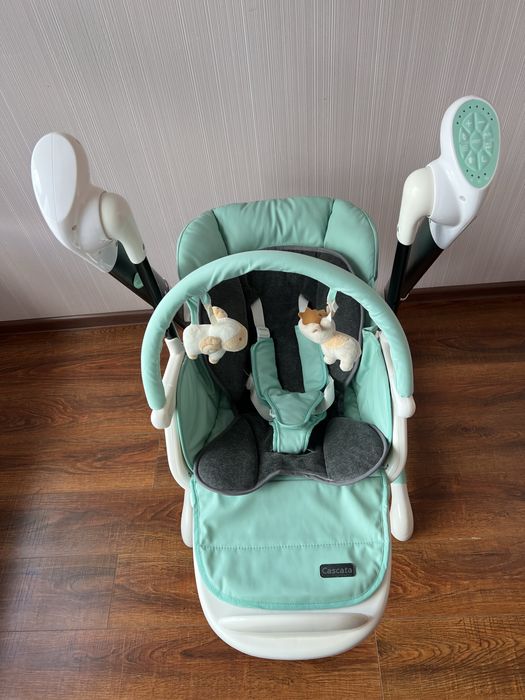 Стільчик для годування carello/ шезлонг / качелля для немовлят