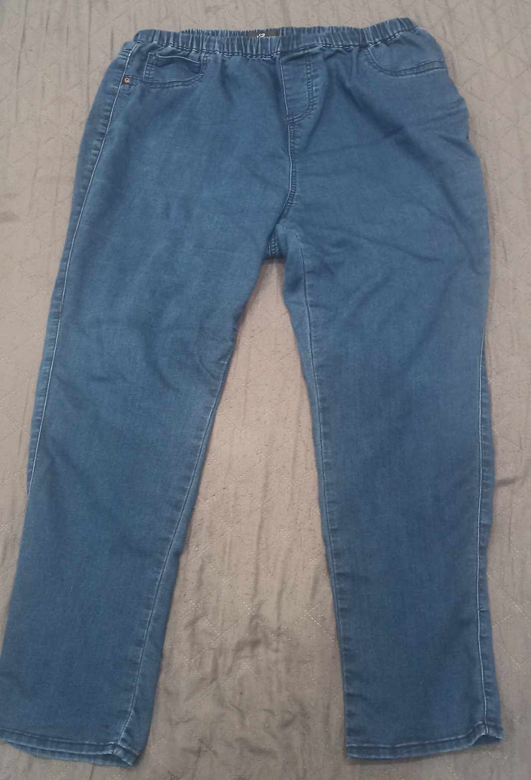 Skinny jeansowe leginsy 48