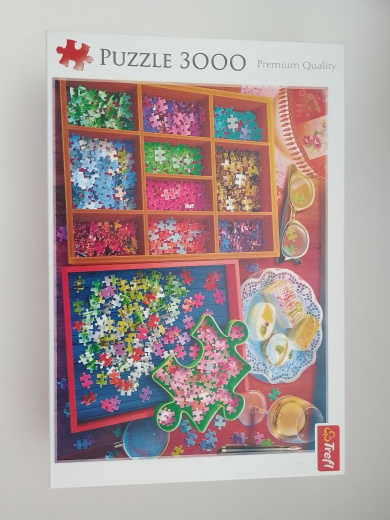 Puzzle Trefl 3000 Wieczór z puzzlami